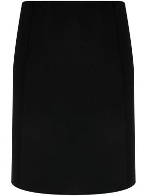 Vlněné pouzdrová sukně P.a.r.o.s.h. černé