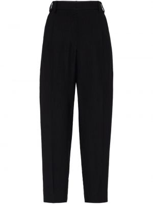Pantaloni plisate Brunello Cucinelli negru