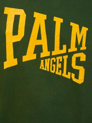 Pamut pulcsi Palm Angels zöld