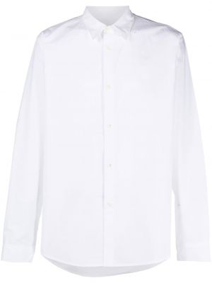 Bavlnená košeľa A.p.c. biela