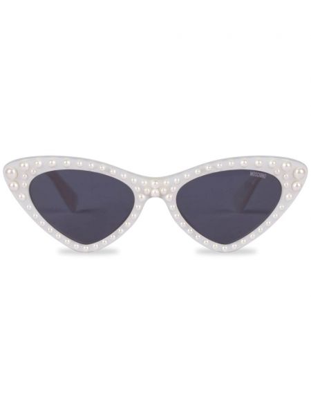 Akiniai nuo saulės su kristalais Moschino Eyewear