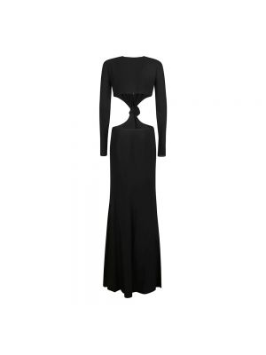 Sukienka długa Blumarine czarna