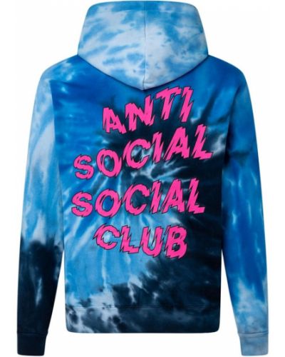 Sudadera con capucha con estampado Anti Social Social Club azul