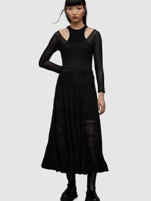 Černé dlouhá sukně Allsaints