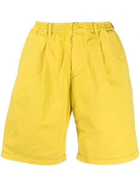 Plissert bermudashorts Paura gul