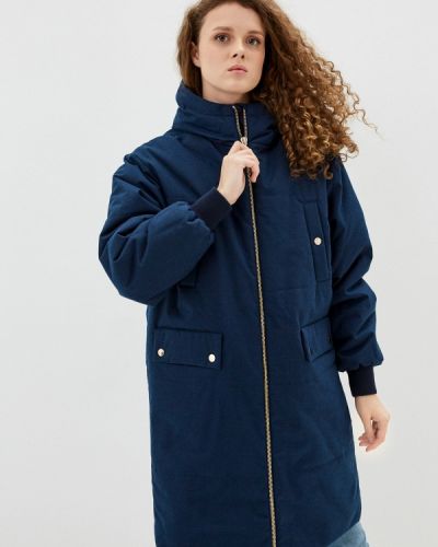 Утепленная демисезонная куртка Ruxara синяя