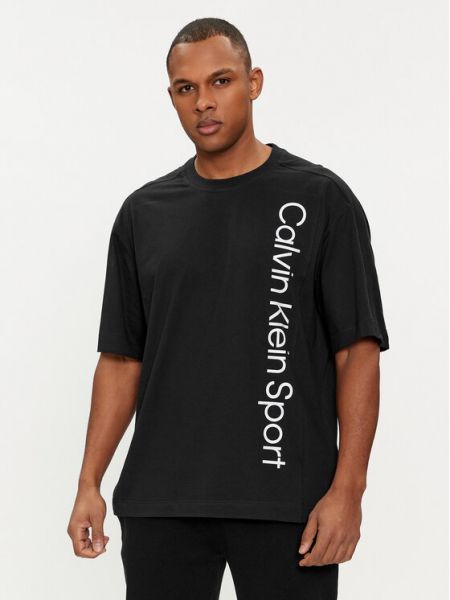 Priliehavé tričko Calvin Klein Performance čierna