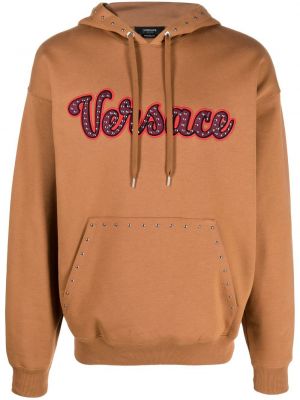 Hoodie Versace brun