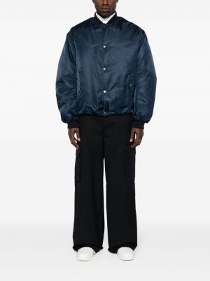 „cargo“ stiliaus kelnės su kišenėmis Valentino Garavani mėlyna