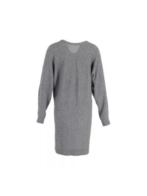 Vestido de cachemir con estampado de cachemira Balenciaga Vintage gris