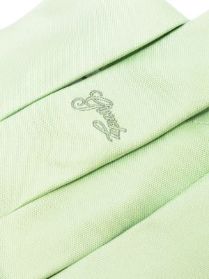 Seiden krawatte mit stickerei Givenchy grün