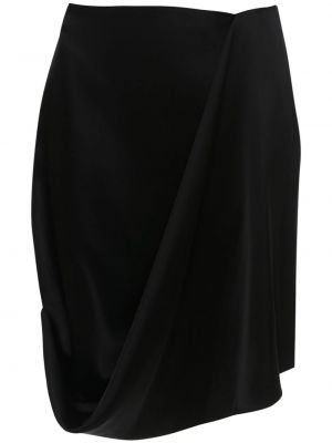 Drapované asymetrické mini sukně Jw Anderson černé