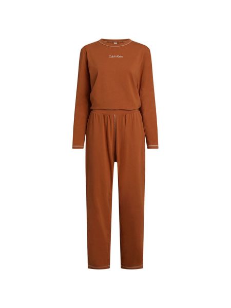 Пижама Calvin Klein коричневая