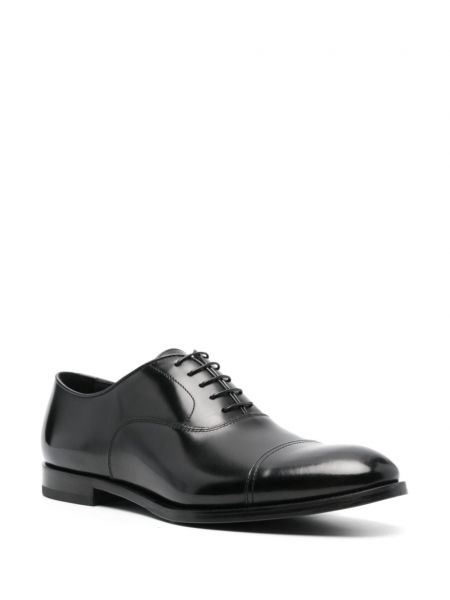 Chaussures oxford en cuir Doucal's noir