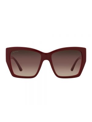 Okulary przeciwsłoneczne Bvlgari czerwone