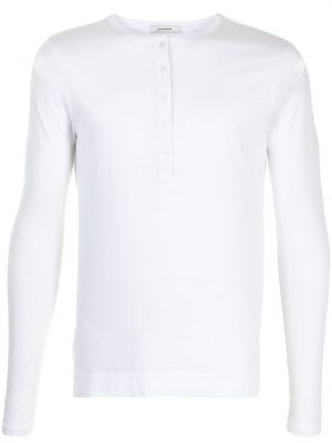 Camiseta de manga larga manga larga Adam Lippes blanco