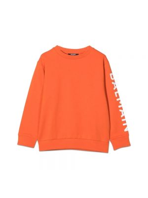 Bluza dresowa Balmain pomarańczowa