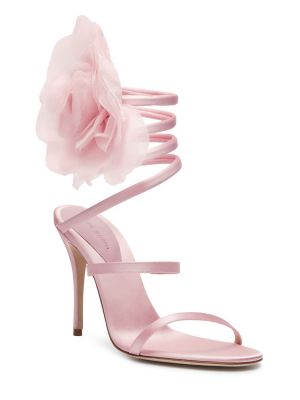 Satenske sandale Magda Butrym ružičasta