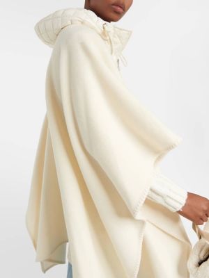 Vlnená bunda Moncler biela