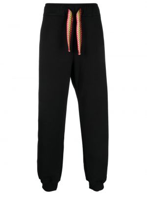Pantaloni sport din bumbac Lanvin negru