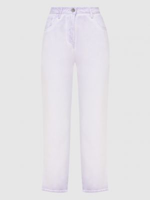 Фіолетові прямі джинси Twin-set
