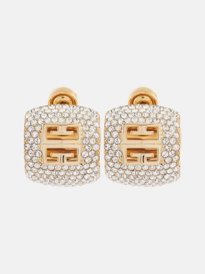 Boucles d'oreilles à boucle en cristal Givenchy
