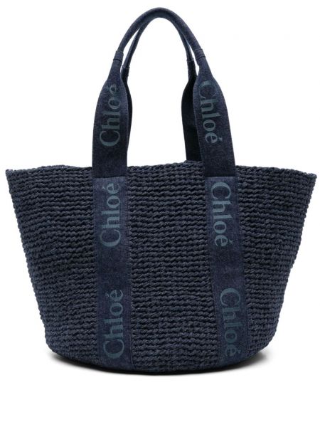 Μεσαία τσάντα Chloé μπλε