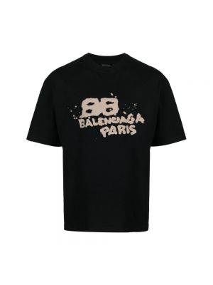 T-shirt z nadrukiem Balenciaga