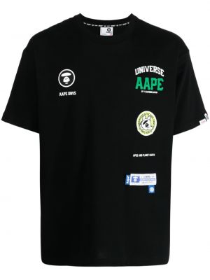 Bavlnené tričko Aape By *a Bathing Ape® čierna