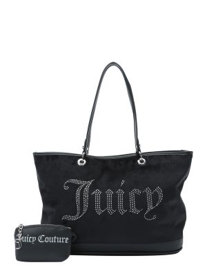 Priehľadná nákupná taška Juicy Couture čierna