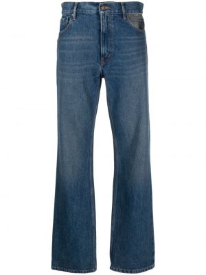 Straight jeans Gauchere blau