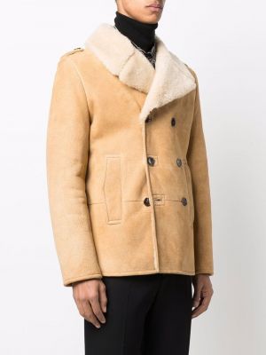 Kabát Saint Laurent béžový