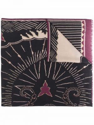 Bufanda con estampado con estampado abstracto Etro violeta
