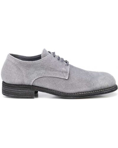 Zapatos derby Guidi gris