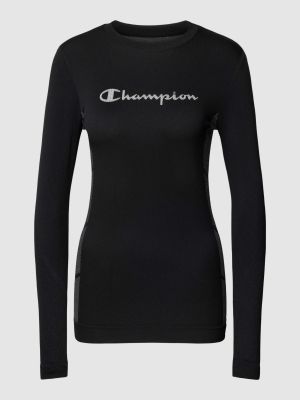 Koszulka z długim rękawem Champion czarna