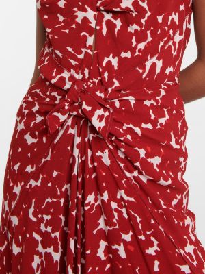 Falda midi de crepé Altuzarra rojo