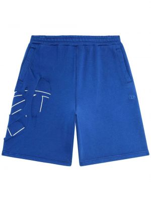 Zerrissene shorts aus baumwoll Diesel blau