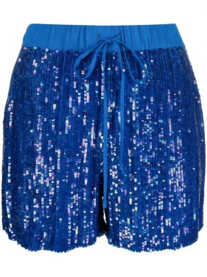 Shorts à paillettes P.a.r.o.s.h. bleu