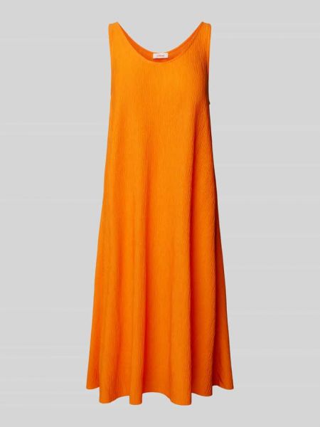 Sukienka midi S.oliver Red Label pomarańczowa