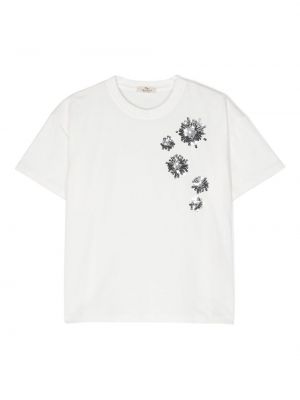 T-shirt con paillettes Andorine bianco