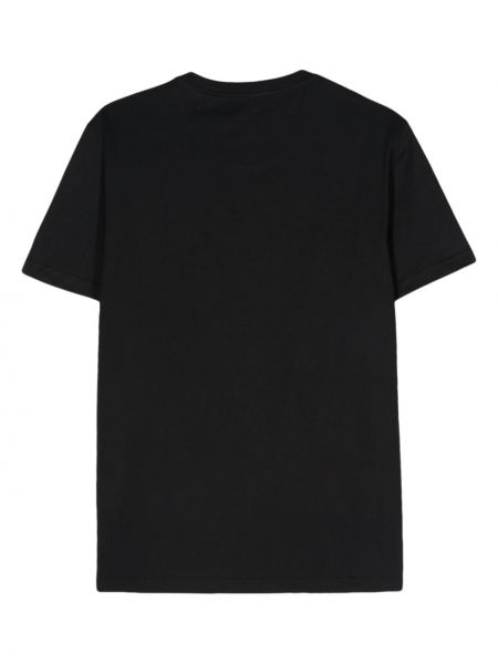 Kokvilnas t-krekls ar apdruku Dondup melns