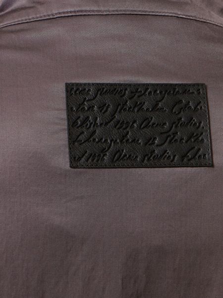 Bavlněná saténová bunda Acne Studios šedá