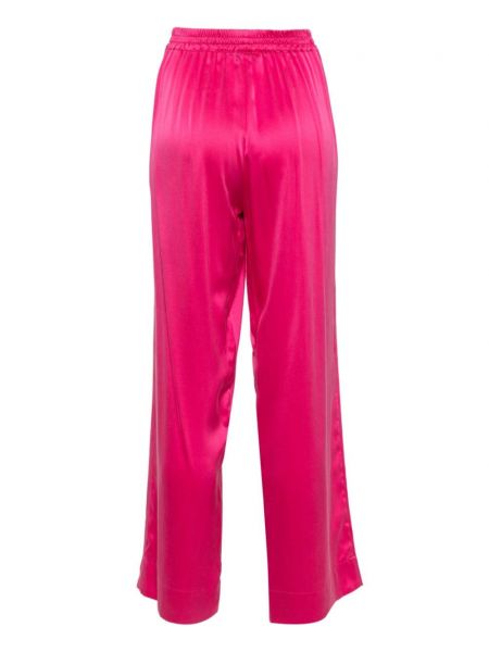 Siidist sirged püksid Asceno roosa