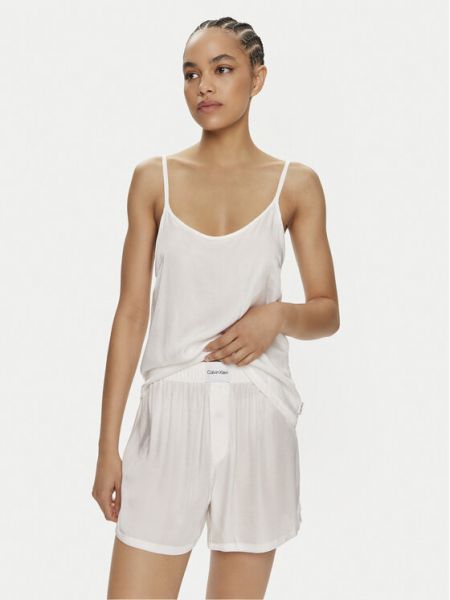 Πιτζάμας Calvin Klein Underwear λευκό