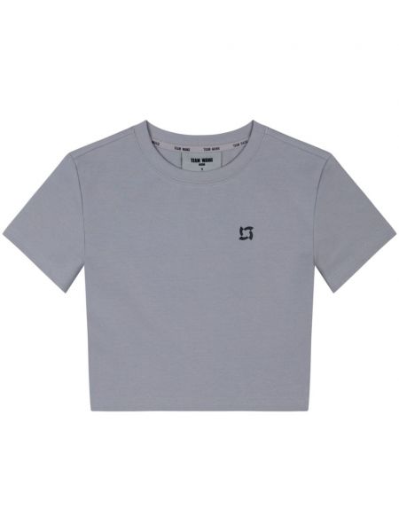 T-shirt à imprimé Team Wang Design gris