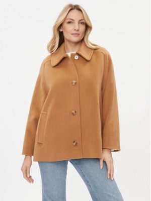 Manteau d'hiver en laine Marella marron