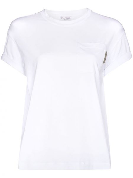 T-shirt Brunello Cucinelli bianco