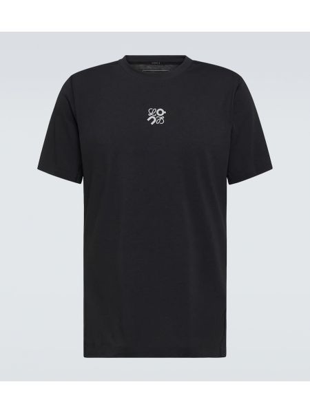 Μπλούζα από ζέρσεϋ Loewe μαύρο