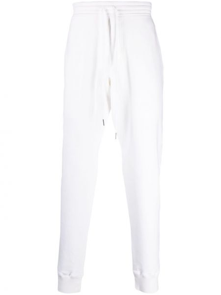 Pantalones de chándal con cordones Tom Ford blanco