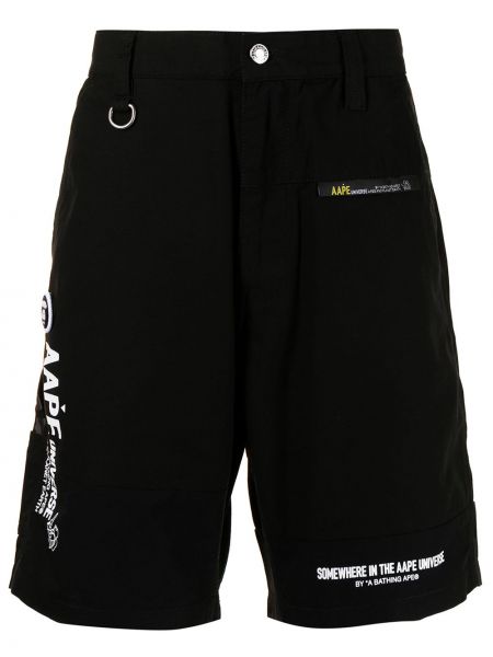 Pantalones cortos deportivos Aape By *a Bathing Ape® negro